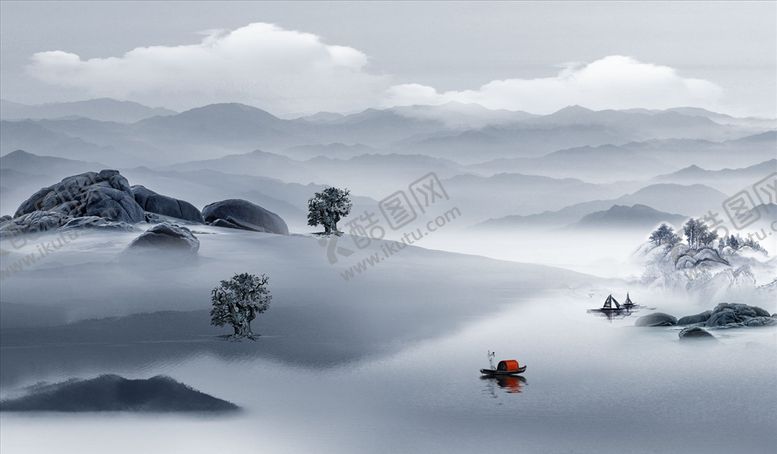 编号：50466606190054199840【酷图网】源文件下载-水墨山水