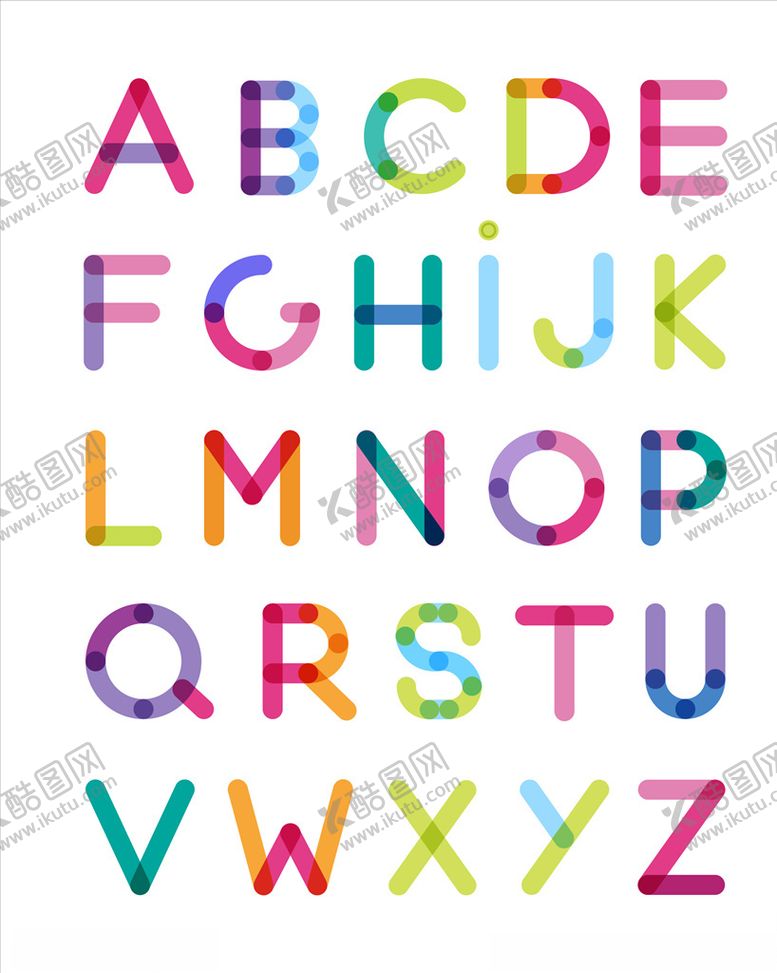 编号：61097209240029582294【酷图网】源文件下载-卡通字母