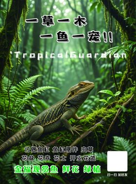 观赏鱼鲜花绿植