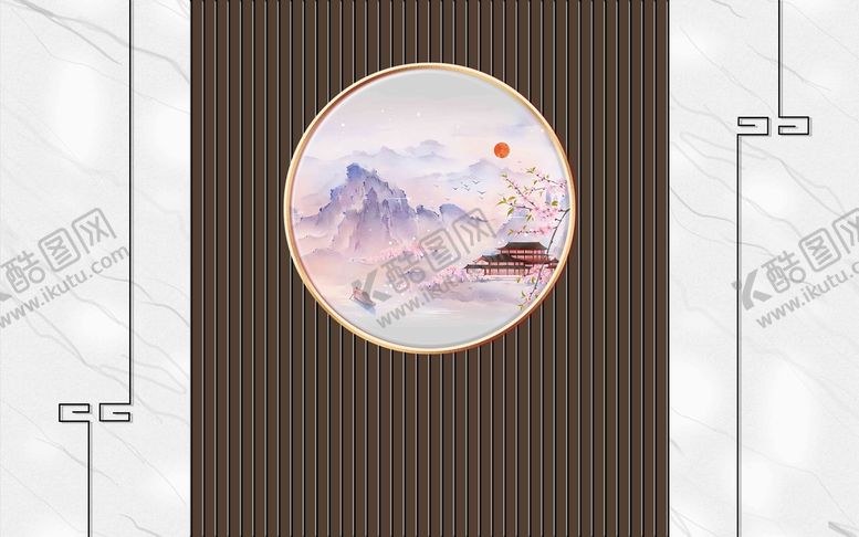 编号：45602110010920520513【酷图网】源文件下载-中国风背景墙