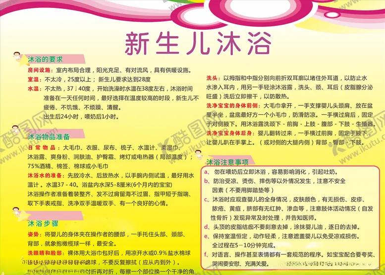 编号：27616805091618365733【酷图网】源文件下载-婴儿护理海报