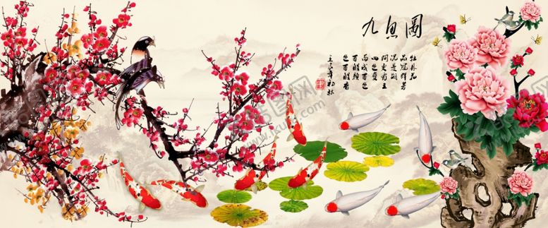 编号：71340509220453589940【酷图网】源文件下载-装饰画背景墙