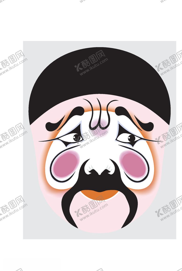 编号：99976609221935542793【酷图网】源文件下载-中国风传统京剧脸谱