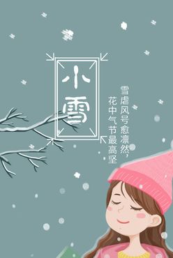 小雪海报