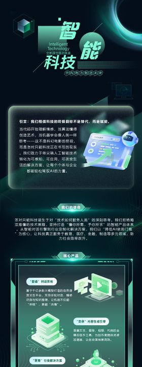 智能科技AI长图