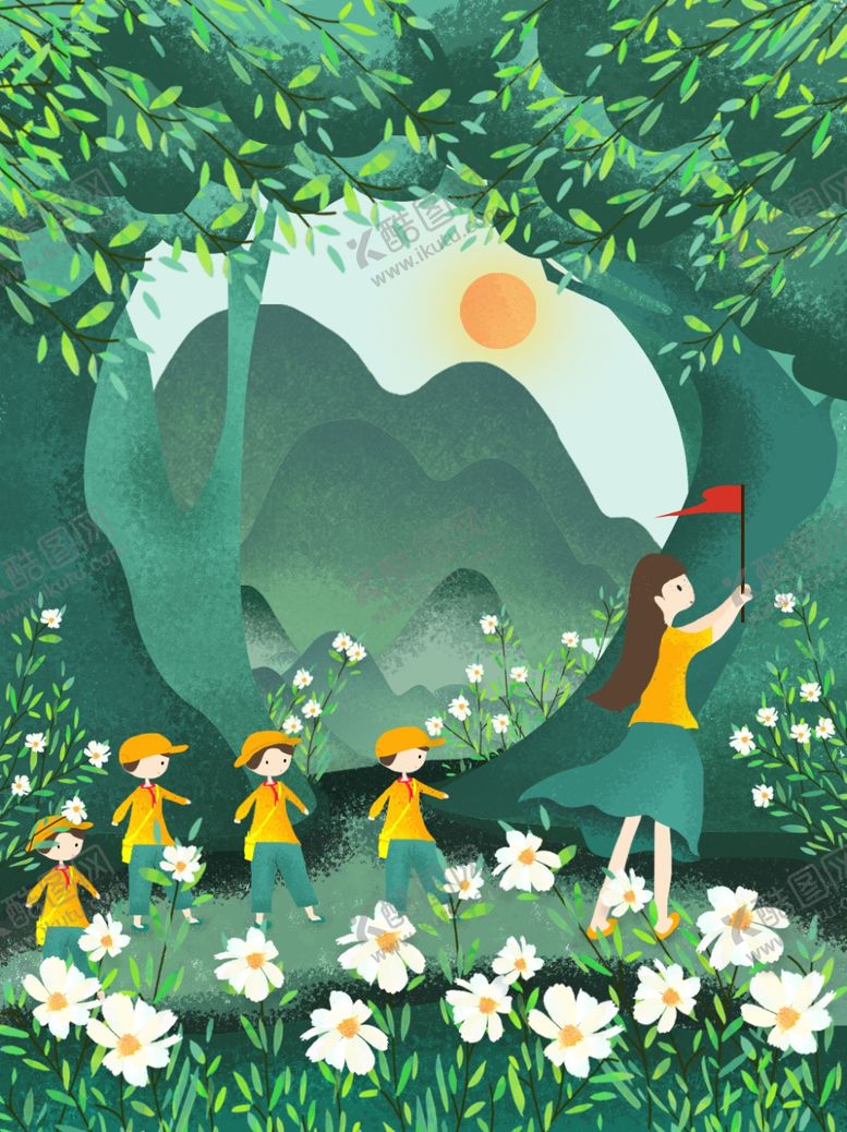 编号：78918709191913384739【酷图网】源文件下载-春天海报绿色素材春天素材