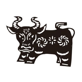 牛年剪纸