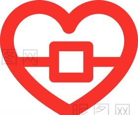 红心UI标识标志LOGO