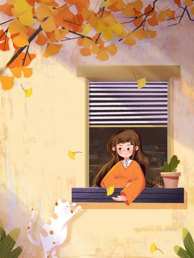 秋霞背景