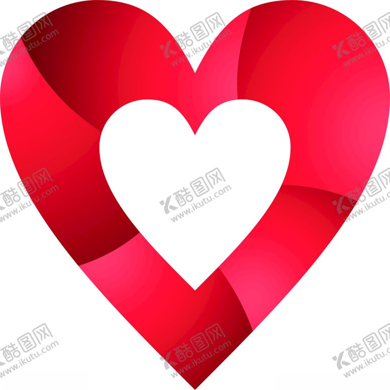 编号：65478212110543505731【酷图网】源文件下载-渐变爱心色环色带飘带