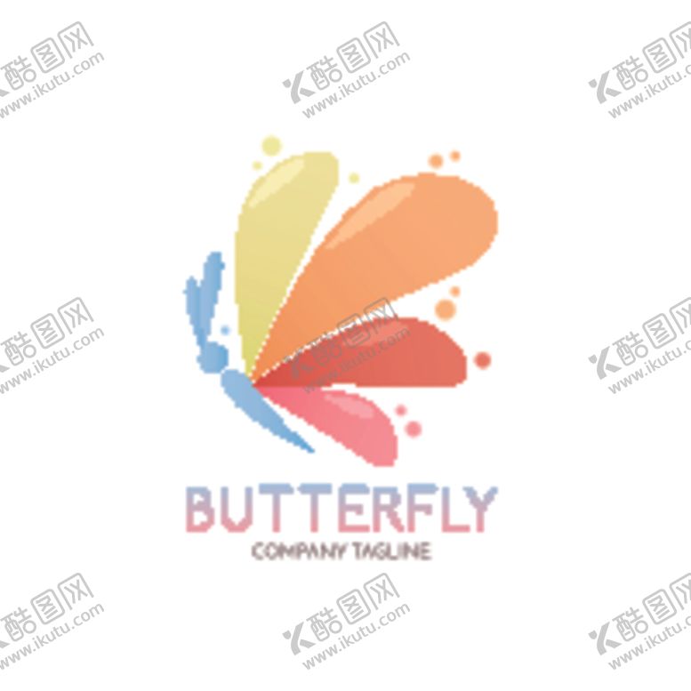 编号：59661906280623205489【酷图网】源文件下载-蝴蝶logo