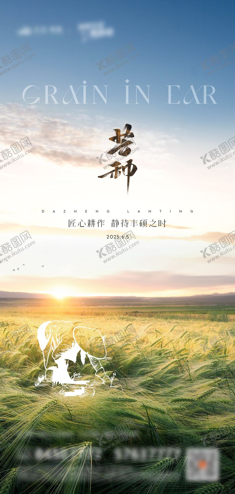 编号：16228906151645031197【酷图网】源文件下载-地产芒种节气海报