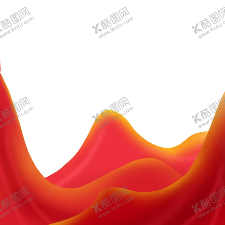 编号：26036606261104233664【酷图网】源文件下载-红色飘带
