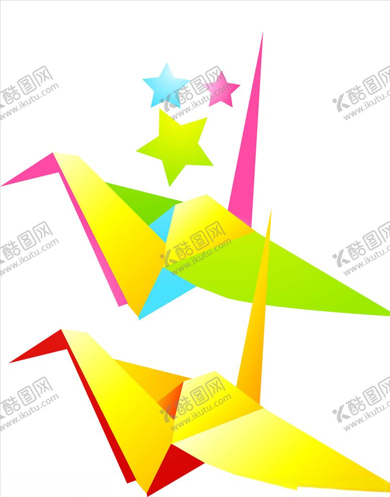 编号：98463803242232487204【酷图网】源文件下载-纸鹤