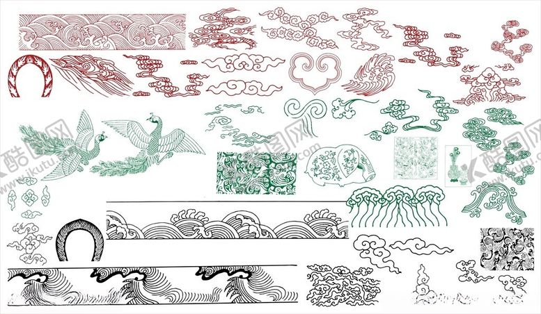 编号：69280811021519249479【酷图网】源文件下载-花纹花边传统图案装饰雕花