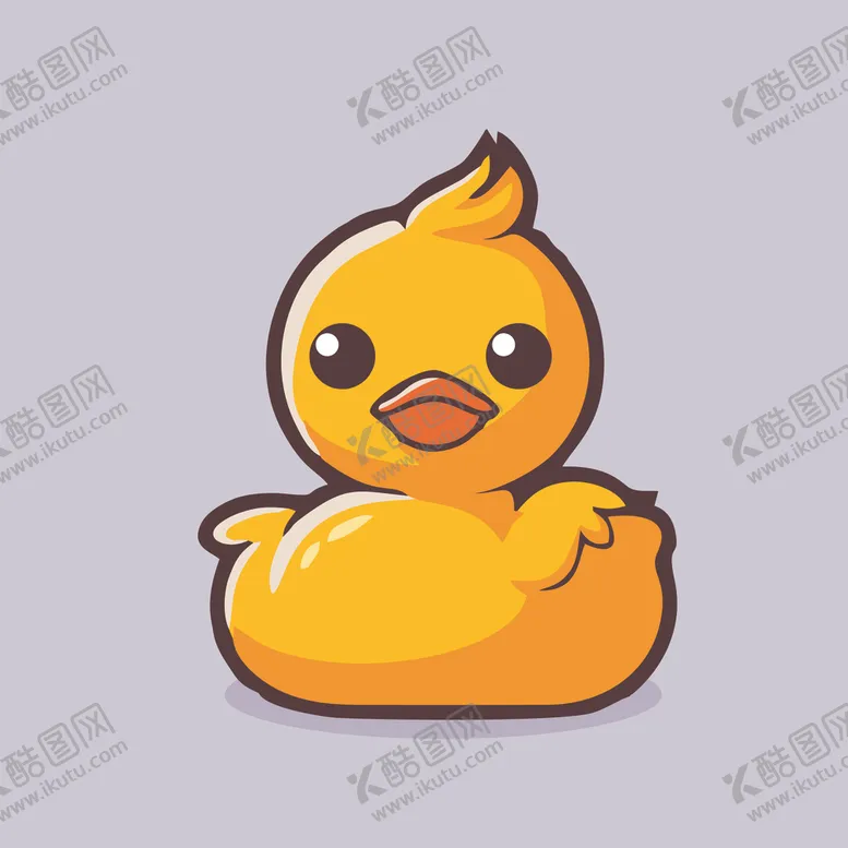 编号：89287201301236471321【酷图网】源文件下载-可爱小鸭矢量卡通画儿童插画
