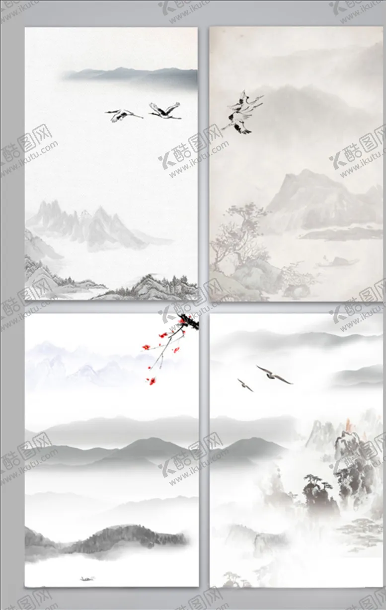 编号：50736004230314047066【酷图网】源文件下载-山水画背景