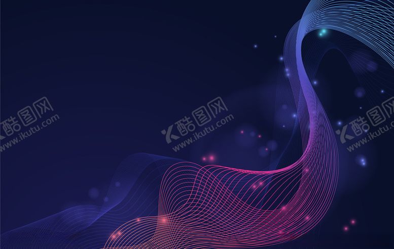 编号：32973206272339308587【酷图网】源文件下载-线条波浪背景