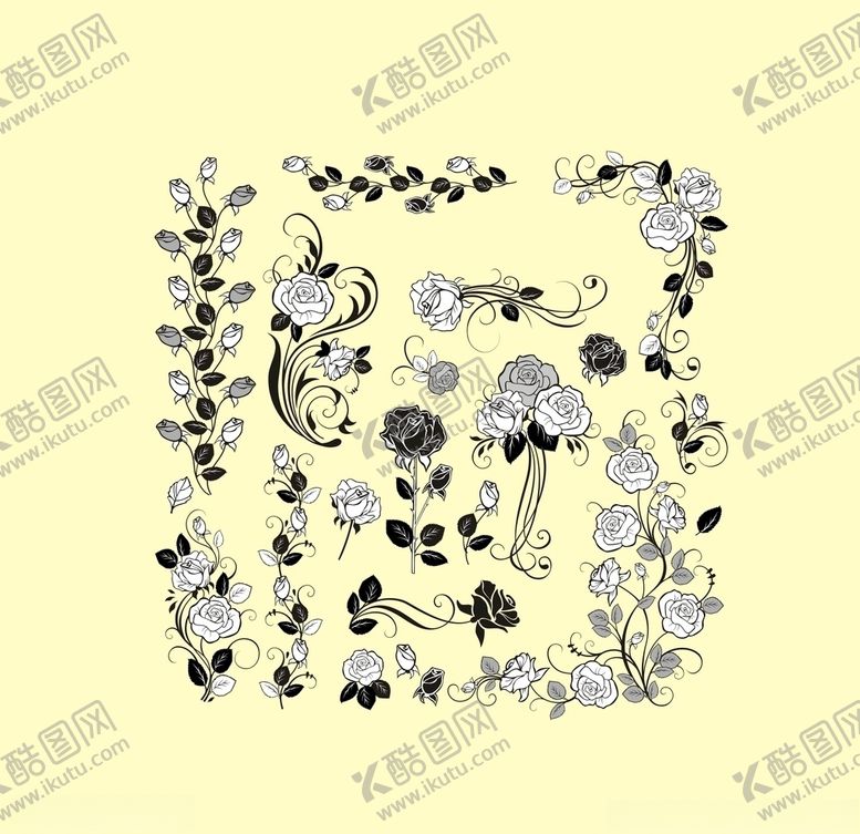 编号：64750110200914421206【酷图网】源文件下载-矢量花边
