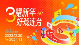 商业地产周年庆活动背景板