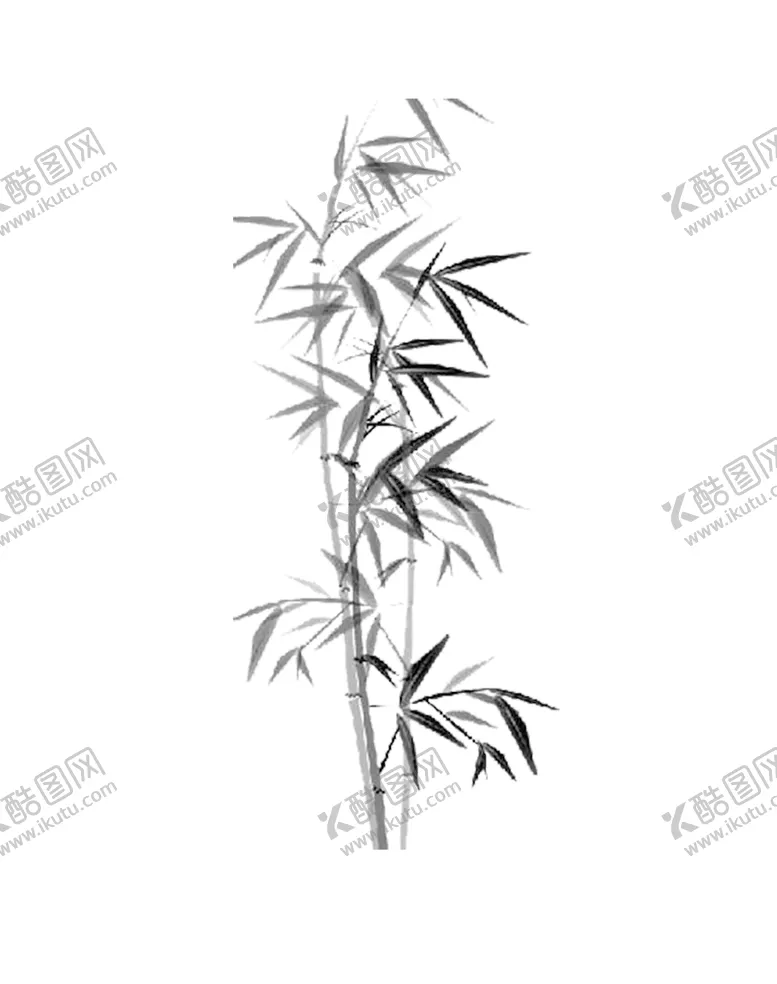 编号：49777306151847282235【酷图网】源文件下载-水墨竹子