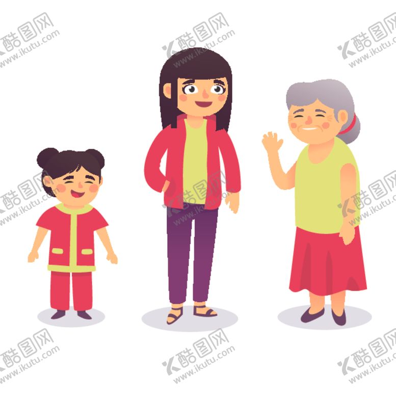 编号：81679910061847265671【酷图网】源文件下载-扁平人物插画