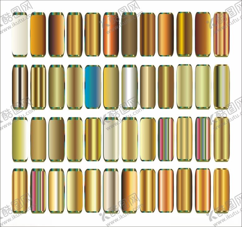 编号：11087711151217501513【酷图网】源文件下载-金属渐变色