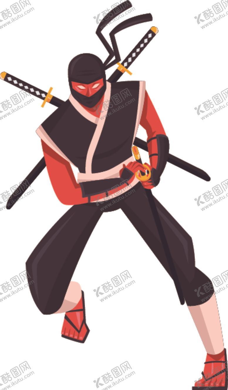 编号：52119309211018275801【酷图网】源文件下载-卡通忍者