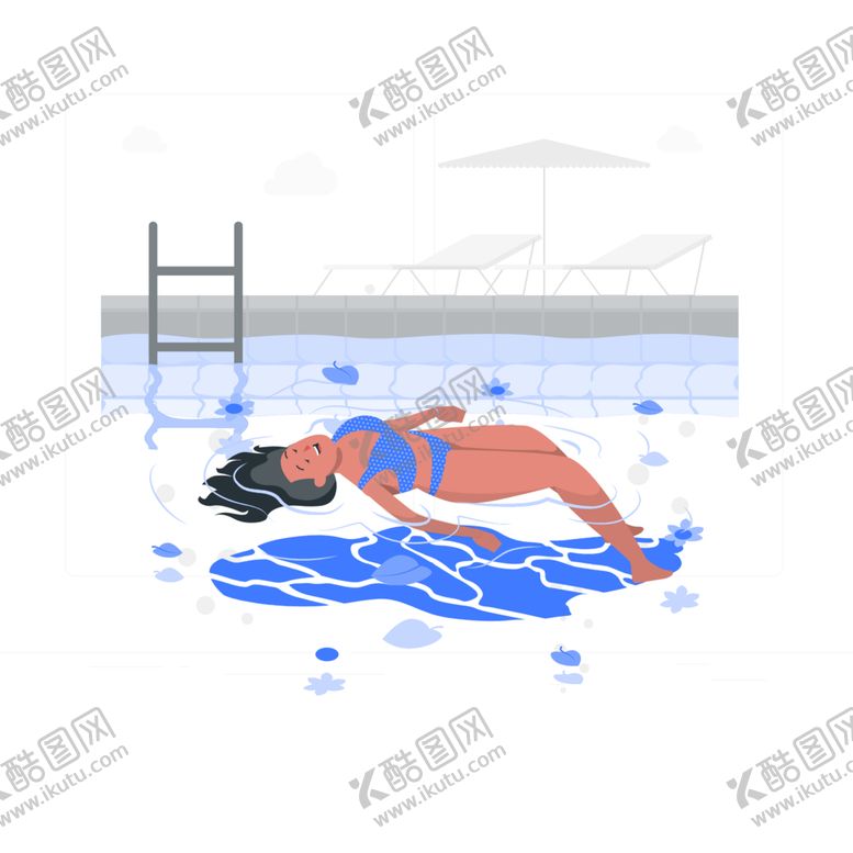 编号：55918402030508126297【酷图网】源文件下载-卡通游泳