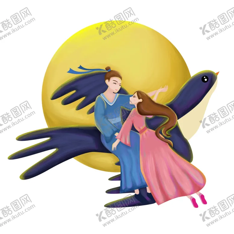 编号：61617812061004271410【酷图网】源文件下载-手绘七夕
