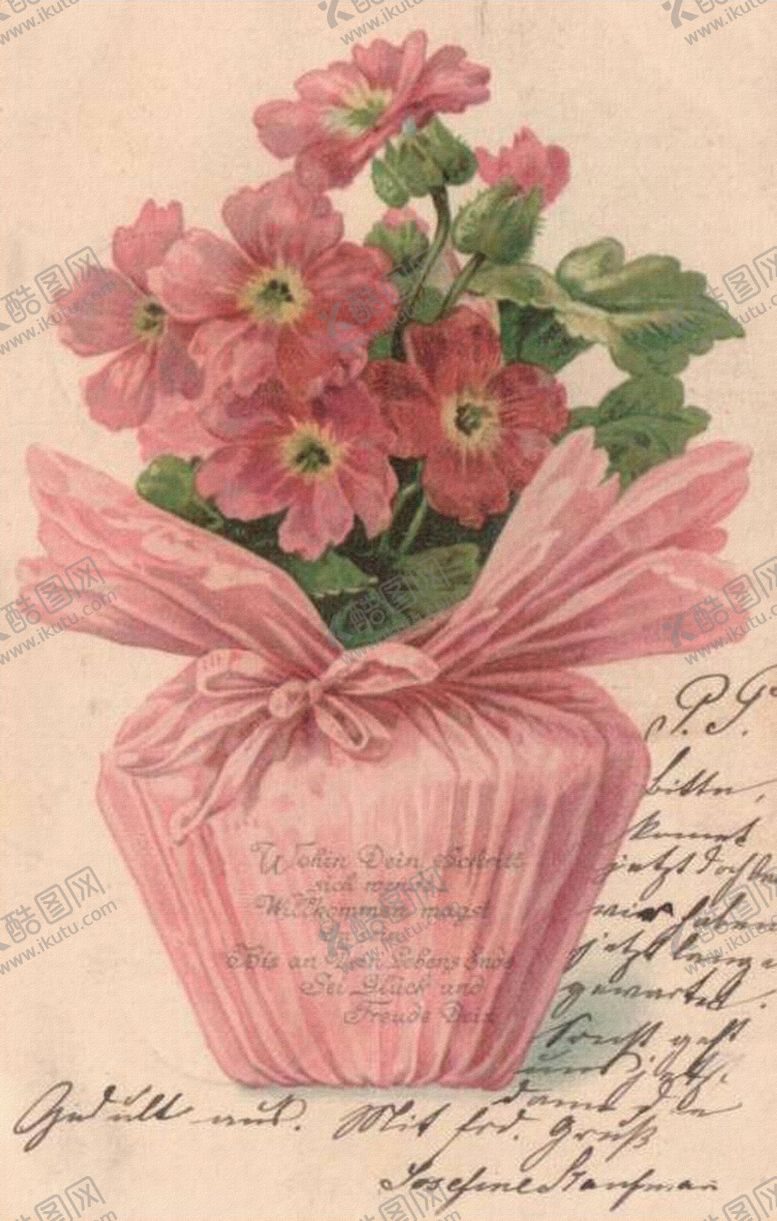 编号：46767710210147516050【酷图网】源文件下载-古典静物花朵油画