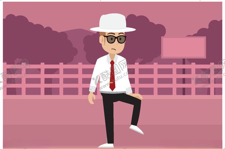 编号：96604010040148589389【酷图网】源文件下载-矢量人物景素材