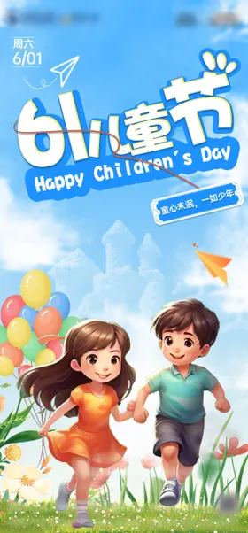 儿童节活动海报