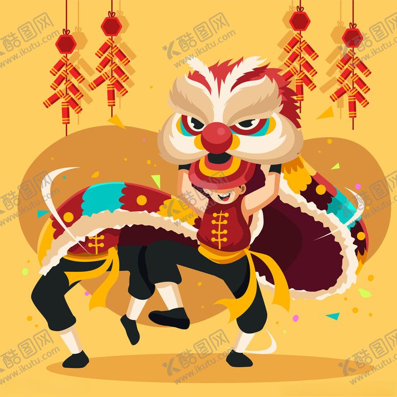 编号：46733102061941212420【酷图网】源文件下载-舞狮