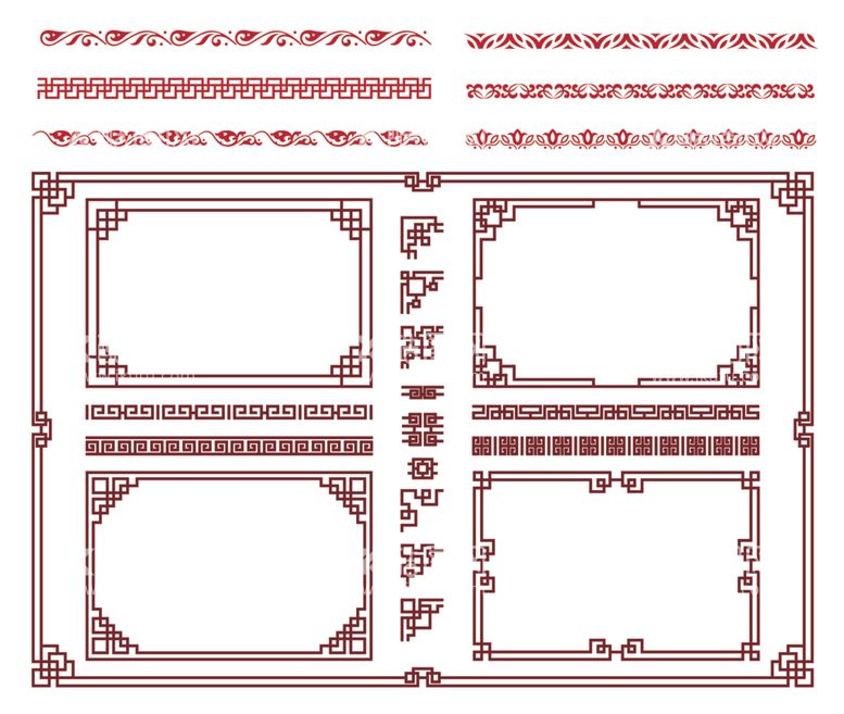 编号：64607912110528416177【酷图网】源文件下载-花纹边框
