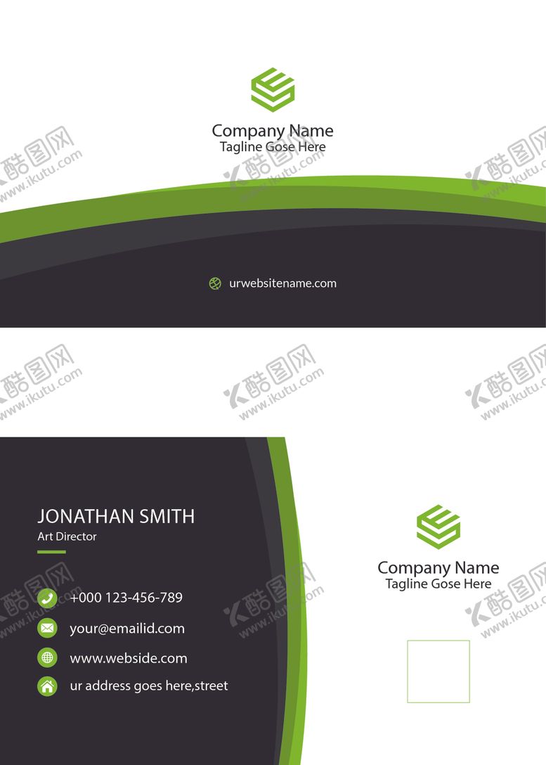 编号：95906209231445047288【酷图网】源文件下载-矢量名片模板