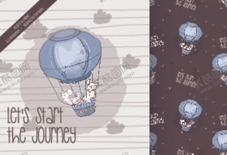 编号：44555107071525501599【酷图网】源文件下载-卡通动物图案