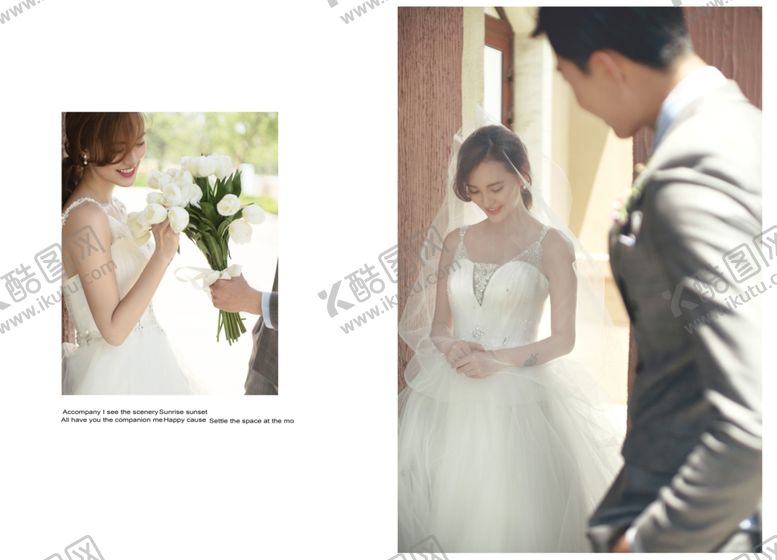 编号：40799409190244553181【酷图网】源文件下载-街头爱情时尚浪漫婚纱相册模板