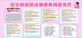 出生缺陷健康教育宣传栏
