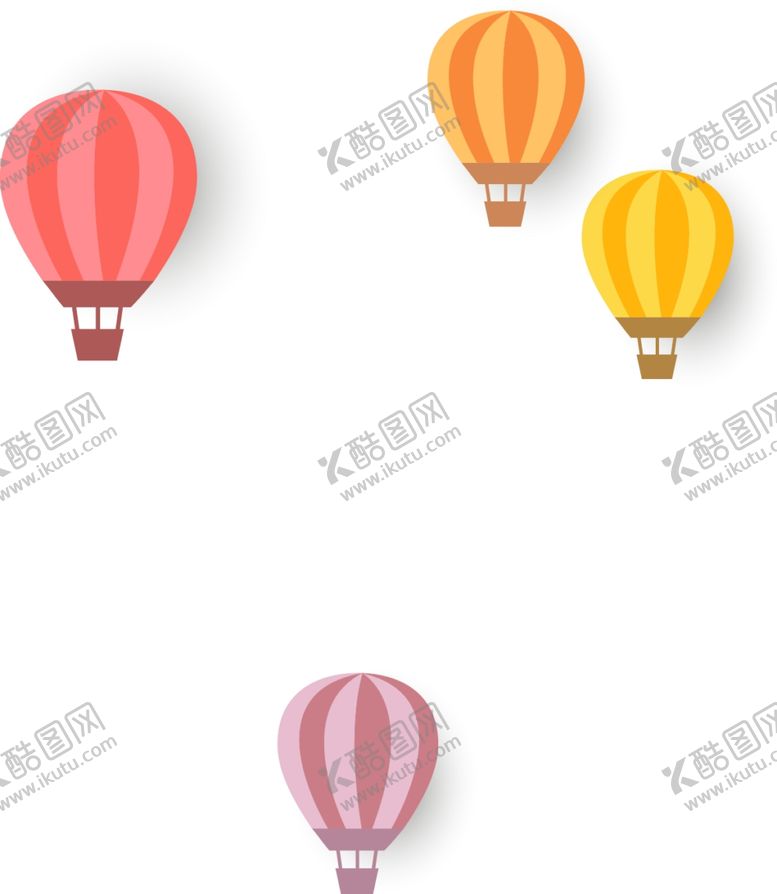 编号：69538504271259391950【酷图网】源文件下载-卡通热气球