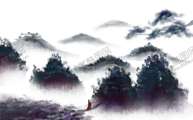 编号：53327109130451346430【酷图网】源文件下载-水墨山水
