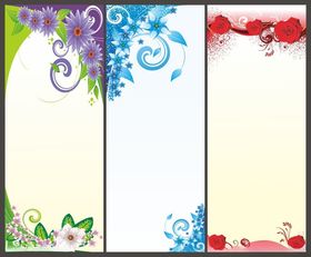 花卉背景花纹背景艺术线条