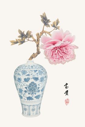 花开富贵花卉装饰画