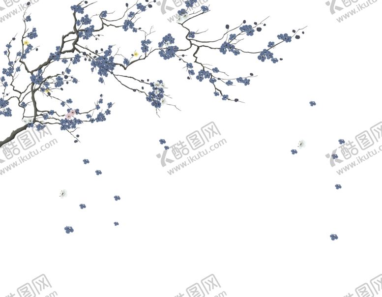 编号：25933112080442153949【酷图网】源文件下载-蓝色小花