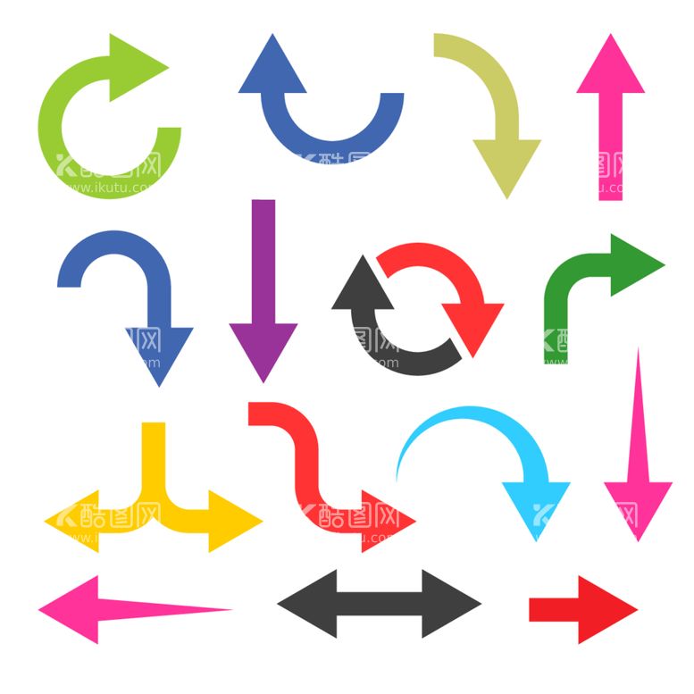 编号：49282312080645163446【酷图网】源文件下载-各种箭头