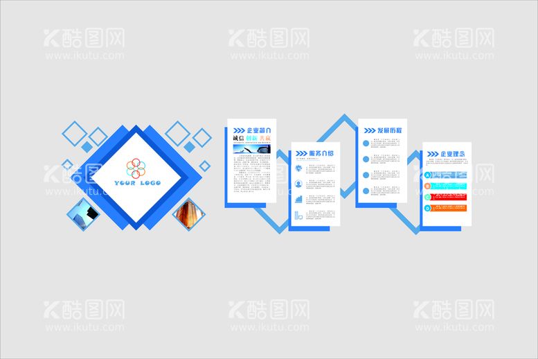 编号：68887312030020291456【酷图网】源文件下载-公司文化墙