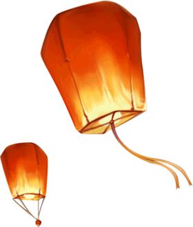 灯笼国风古风漂浮海报素材