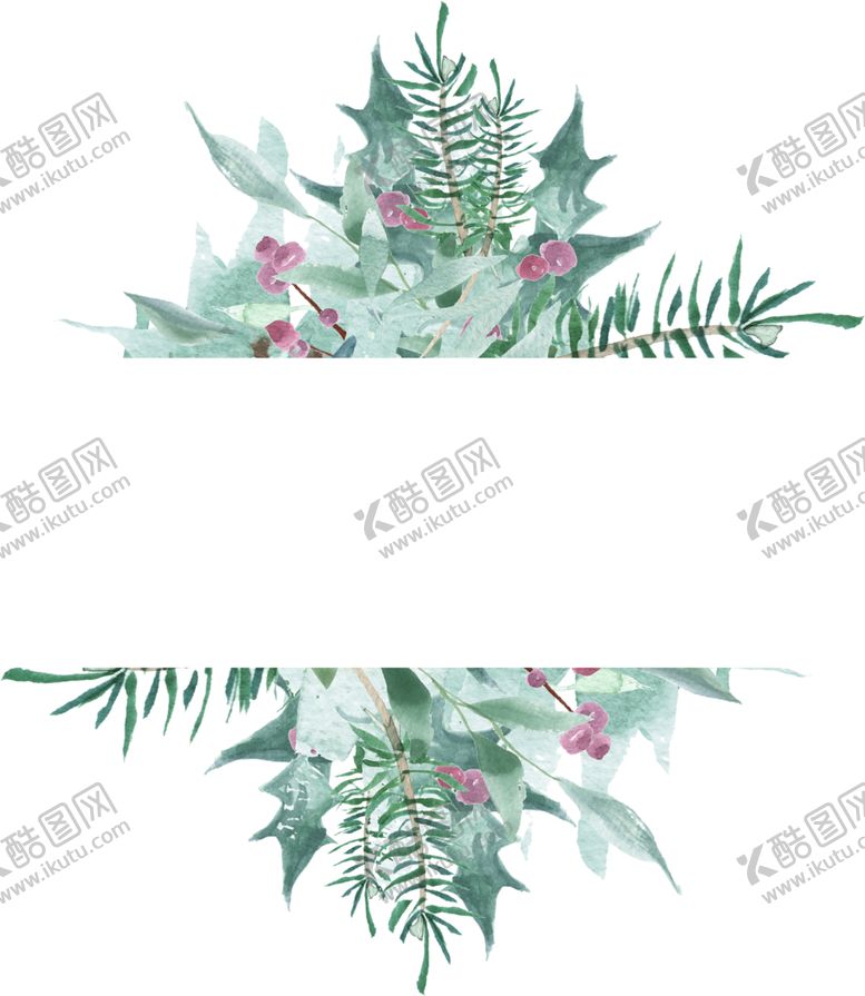 编号：80602906160152482984【酷图网】源文件下载-欧式彩绘植物