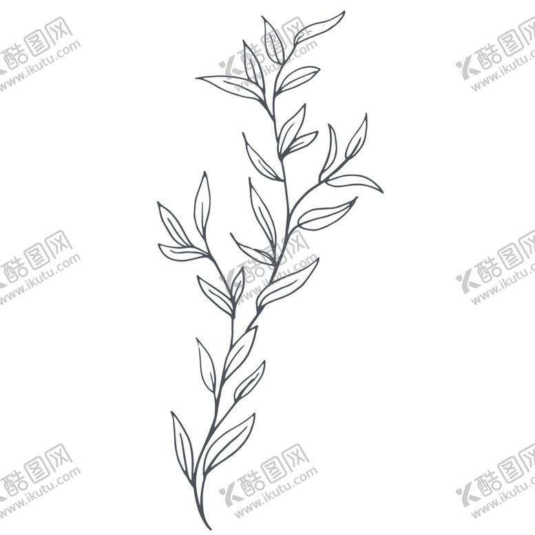 编号：91395106270649366451【酷图网】源文件下载-手绘植物