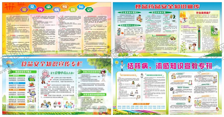 编号：96242411020435169028【酷图网】源文件下载-食品安全知识疾病预防知识